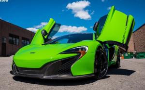McLaren 650S Grass Green Wrap by YST Auto '2018